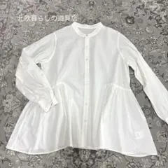 北欧、暮らしの道具店 26SS スキッパーシャツ ホワイト 長袖 - メルカリ