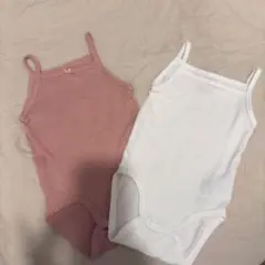 H&M キャミソールロンパース 2枚セット 80センチ