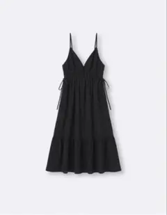 テクスチャーキャミソールワンピース　丈短め　GU Sサイズ