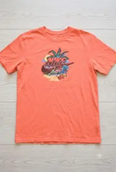 【入手困難】NIKE ナイキ Tシャツ L コーラルオレンジ ビーチプリントのサムネイル