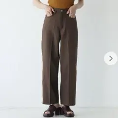 NEPLA.｜ワイドパンツ ブラウン WIDE PANTS BROWN