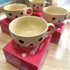 ★非売品★2010年ローソン限定　リラックマ　コリラックマスープカップx4個