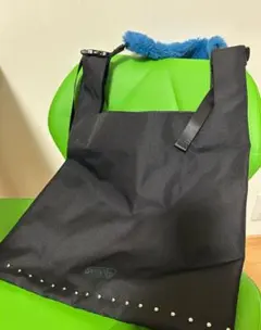 OUTDOOR ファー付きショルダーバッグ 黒のサムネイル