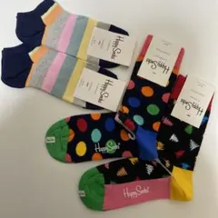 ハッピーソックス レディースサイズ 4足組 新品