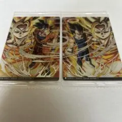 ドラゴンボール 孫悟空 ベジータ カードセット