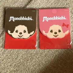 ☆12月末で出品停止☆Monchhichi メモ帳 2個セット ブラウン・ピンク