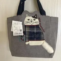 KUSUGURU クスグルジャパン ねこせがわさん トートバッグ　【新品未使用】