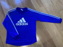 adidas 青 長袖 Tシャツ　150