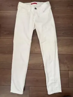 【美品】レッドカード ホワイトデニム 22 ストレッチ