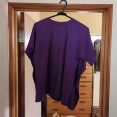 ルーズフィット 紫色 半袖Tシャツのサムネイル