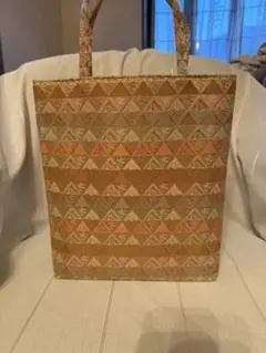 幾何学模様トートバッグ