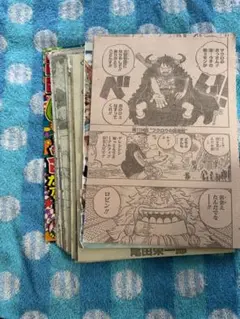 週刊少年ジャンプ112巻分 ワンピース ONE PIECE 切り抜き