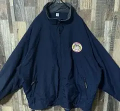 CiNTAS ワークジャケット　ナイロン　裏起毛　ネイビー　vintage