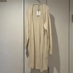 新品　studioclip 12GナチュラルCキナガシカーディガン　アイボリー