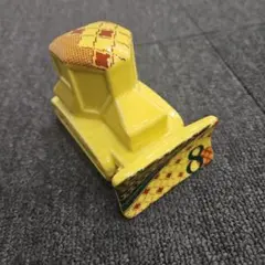ブルドーザ（九谷焼）コマツ粟津工場80周年記念品☆中古