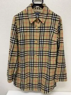 3-3311 【美品】Burberry ノバチェック柄レディースジャケット