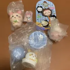 ちいかわ　古本屋　カニちゃん　マスコットセット　まとめ売り　フィギュア　5点