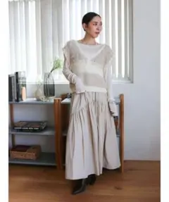 【Ungrid】ギャザーデザインスカート