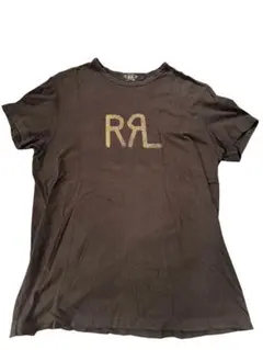 【名作】RRL ダブルアールエル ロゴプリント ジャージー Tシャツ Lのサムネイル