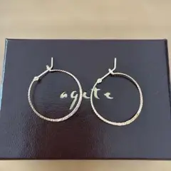 agete K10ピアス 箱あり - メルカリ