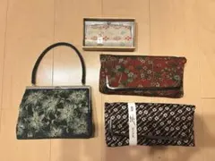 和装用バッグとがま口財布セット