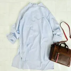 【美品】トゥモローランド　マカフィー　コットンブロード チュニックシャツロング