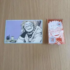 ヒロアカ原画展　名言アクリルバッジ　メモリアルコレクション　ホークス