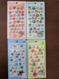 たまごっち　3Dステッカー4枚セット