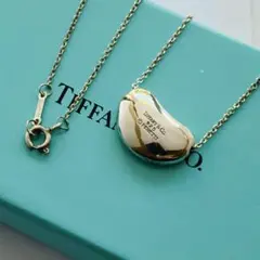 ✨美品 ティファニー ビーンズ 925 ラージ 純正チェーン 箱 ポーチ付きのサムネイル