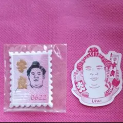 大相撲　ガチャ　刺繍ワッペン　ご贔屓力士ステッカー　宇良