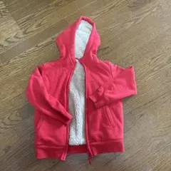 UNIQLO 赤 フリース パーカー 120