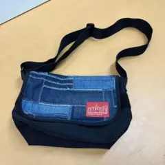 Manhattan Portage メッセンジャーバッグ デニム パッチワークのサムネイル