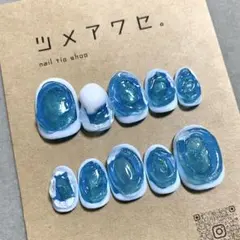 ぷっくりアザラシ×氷河［ネイルチップ］