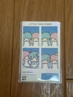 サンリオ　証明写真風スマロイド　キキララ リトルツインスターズ