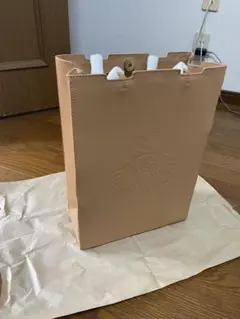 スターバックス　マイカスタマイズジャーニーセット　2way レザートートバッグ