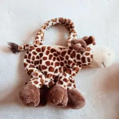 美品 NICI キリン トートバッグ 動物 ぬいぐるみ お子様 BAGのサムネイル