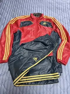 adidas ClimaProof ジャージ上下セット 赤/紺