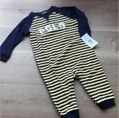 新品9Mラルフローレン カバーオール ボーダー