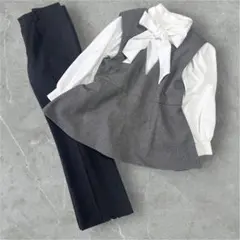 新品あり✨Mサイズ ur's他 フォーマルジレ3点セット ママスーツ 卒業入学