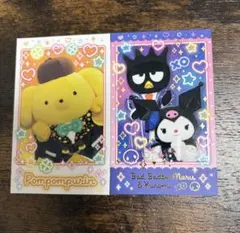 サンリオキャラクターズ キャラポトレ3クロミ バツ丸 ポムポムプリン