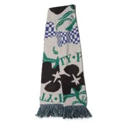 khoki マフラー　希少 コッキ KHOKI 25aw パネルデザインマフラー Panel-design muffler