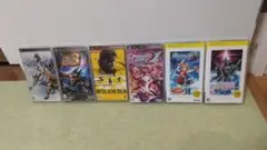 PSP ゲームソフト　6点