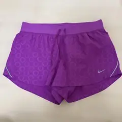 Nike DRI-FIT 紫色 ランニングショーツ L