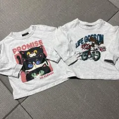 マーキーズ 長袖カットソー うさぎ ねこ 2枚セットのサムネイル