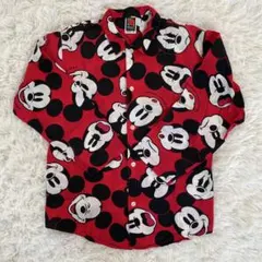 ミッキーマウス柄 パジャマ ルームウェア 赤150サイズ