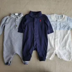 ラルフローレン他 カバーオール NEXT 3点セット 新生児