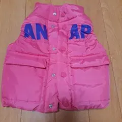 ANAP 中綿ベスト ピンク 90cm
