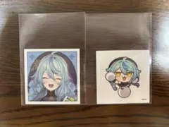 にじさんじ　珠乃井ナナ　8th with cake！　ステッカー　スクエアカード