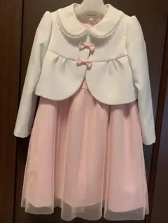 3can4on フォーマルワンピース120㎝➕エナメルシューズ17㎝