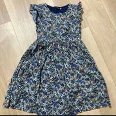 Bebe 110cm リバティ柄　花柄　ワンピース